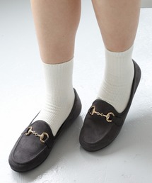 GLOBAL WORK | らくっション起毛ビットローファー/148877(ローファー)