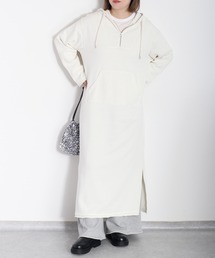 cepo | 〈セットアップ対応〉16/10 裏毛ハーフジップスウェットワンピース(ワンピース)