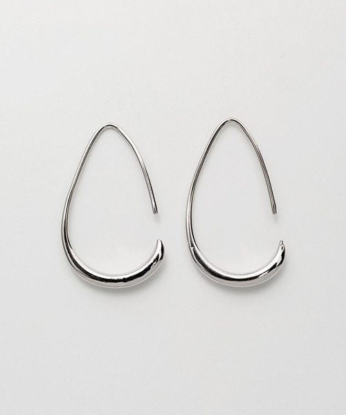 ciite' surgical stainless(シーテサージカルステンレス)の「【 金属アレルギー対応 】 シズクフープピアス(両耳用)サージカルステンレス(ピアス(両耳用)・レディース・シルバー/ゴールド/ピンクゴールド・FREE)」の10枚目の写真