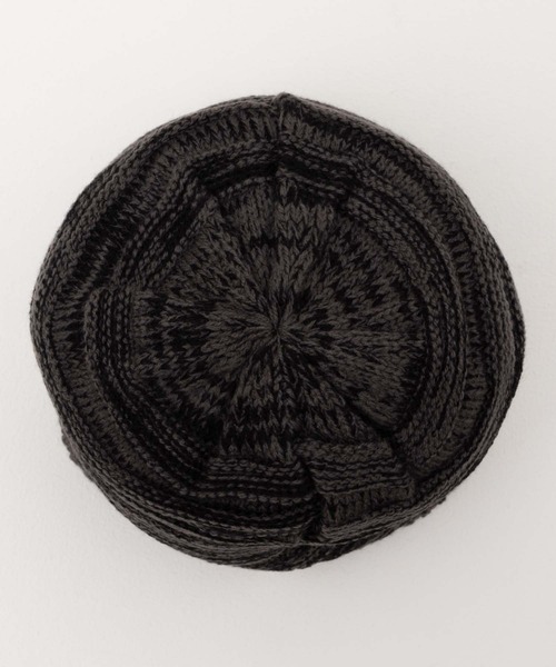 EDWIN（エドウィン）の「EDWIN バルーンロゴニットワッチ（ニットキャップ/ビーニー・メンズ・ブラック/グレー・フリー）」の10枚目の写真