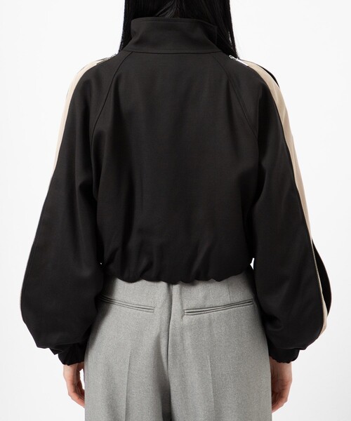 UNITED TOKYO（ユナイテッドトウキョウ）の「ジップアップブルゾンジャケット（ブルゾン・レディース・ブラック/グリーン・FREE）」の12枚目の写真