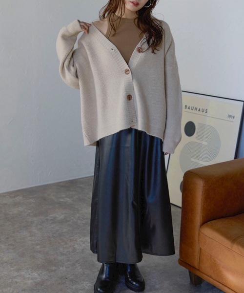 セール】【選べる12色展開】カラーニットカーディガン（カーディガン