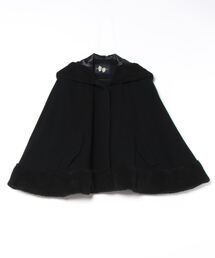 セール】PINK HOUSE｜ピンクハウスのポンチョ（ブラック/黒色系