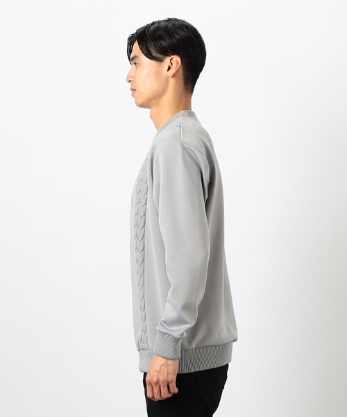COMME CA ISM（コムサイズム）の「ダンボールニット×ニット コンビプルオーバー（ニット/セーター・メンズ・ホワイト/ブルー/グレー/ブラック・LARGE/MEDIUM）」の22枚目の写真