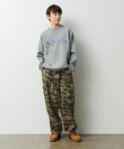 GLAZOS（グラソス）の「【大人向けサイズあり】ワイドカーゴパンツ（その他パンツ・キッズ・チャコールグレー/マルチ・M/S/LL/L）」の6枚目の写真