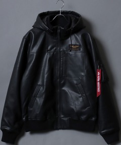 ユニセックスアイテム》プライムオーバーレザーブルゾン 【MAISON