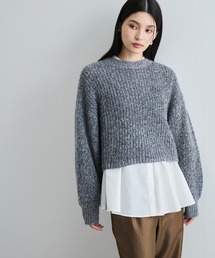 【WEB限定】スパンコールニットプルオーバー