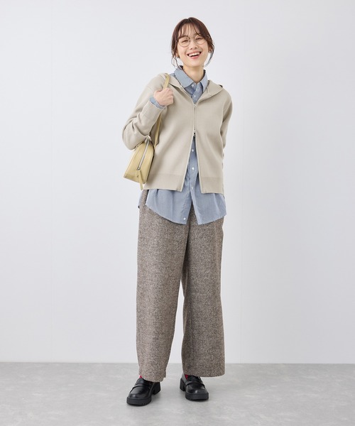 セール】Wジップニットフーディー（パーカー）｜ROPE' PICNIC（ロペ