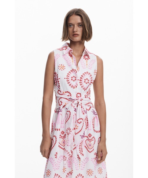 LAZADA ワンピースノースリーブ（ワンピース）｜Desigual