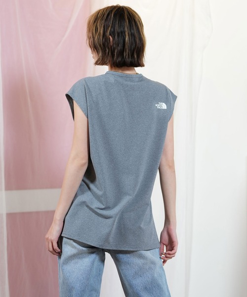 THE NORTH FACE（ザノースフェイス）の「THE NORTH FACE/ザ・ノース・フェイス スリッドTシャツ NTW32590（Tシャツ/カットソー・レディース・アイボリー/ミックスグレー・XL/L/M/S）」の12枚目の写真
