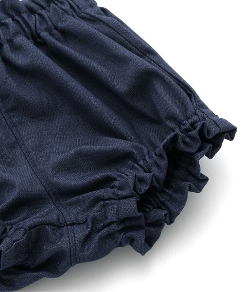 Ampersand（アンパサンド）の「ビッグカラーロンパス&ブルマセット（ロンパース・キッズ・ライトグレー/ベージュ/キナリ/ミント・60/70/80）」の11枚目の写真