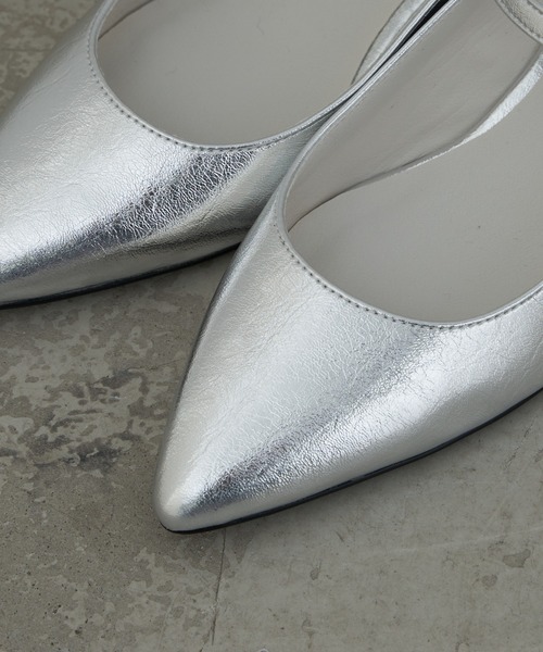 CIAOPANIC TYPY(チャオパニックティピー)の「【2025年S/S新作】【サイズ展開豊富S~XL】ヒールミュール(パンプス・レディース・ブラック/シルバー・SMALL/X-LARGE/LARGE/MEDIUM)」の4枚目の写真