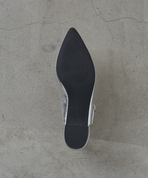 CIAOPANIC TYPY(チャオパニックティピー)の「【2025年S/S新作】【サイズ展開豊富S~XL】ヒールミュール(パンプス・レディース・ブラック/シルバー・SMALL/X-LARGE/LARGE/MEDIUM)」の3枚目の写真