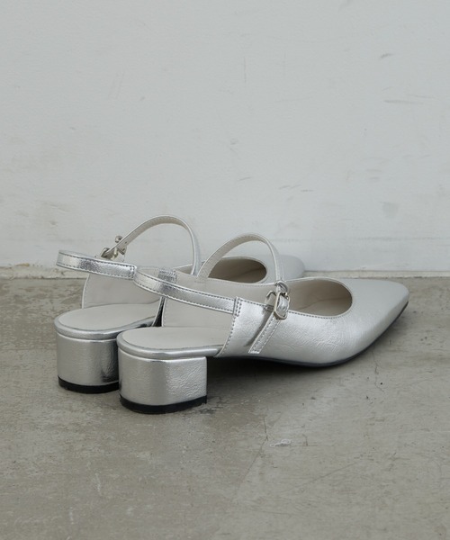 CIAOPANIC TYPY(チャオパニックティピー)の「【2025年S/S新作】【サイズ展開豊富S~XL】ヒールミュール(パンプス・レディース・ブラック/シルバー・SMALL/X-LARGE/LARGE/MEDIUM)」の7枚目の写真