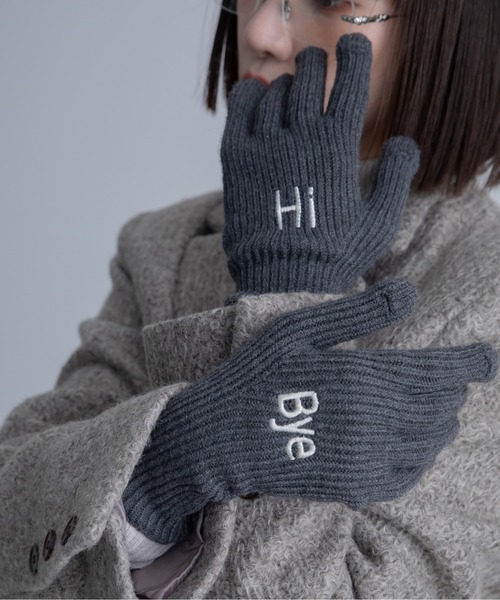 ロゴ刺繍グローブ手袋/スマホ対応/新色追加（手袋）｜VACANCY