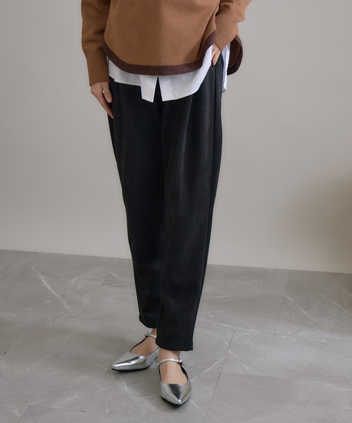 【セール】【Pillini/ピリーニ】スエードテーパードパンツ（その他パンツ）｜KATHARINE ROSS（キャサリンロス） 5,521円