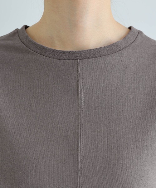 Freesia by andme(フリージアバイアンドミー)の「袖スリットオープンショートトップス(Tシャツ/カットソー・レディース・オフホワイト/グレー系その他/ブラック・FREE)」の19枚目の写真