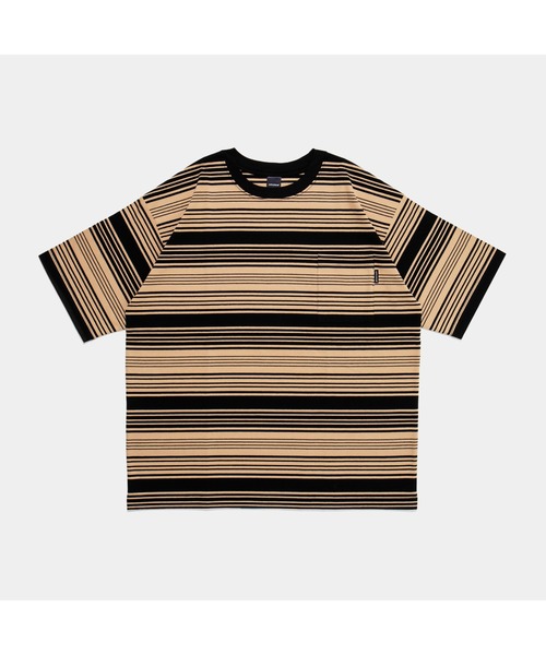 APPLEBUM(アップルバム)の「"Rhythm Border” Pocket T-shirt(Tシャツ/カットソー・メンズ・ホワイト/ベージュ・X-LARGE/LARGE/MEDIUM)」の8枚目の写真
