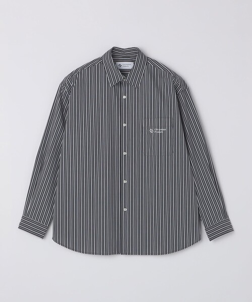 City Ambient Products（シティアンビエントプロダクツ）の「City Ambient Products: レギュラーカラー ブロード オーバー シャツ (長袖)（シャツ/ブラウス・メンズ・ベージュ/スカイブルー/ブルー/グレー/サックスブルー/ブラック・MEDIUM/SMALL/LARGE）」の13枚目の写真