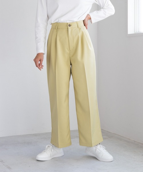 GLACIER lusso（グラシアルッソ）の「【抗菌防臭】ワイドストレート