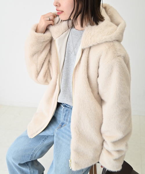 SLOBE IENA ★フーディECOファー SLOBE IENA（スローブイエナ）の「フーディECOファー（その他
