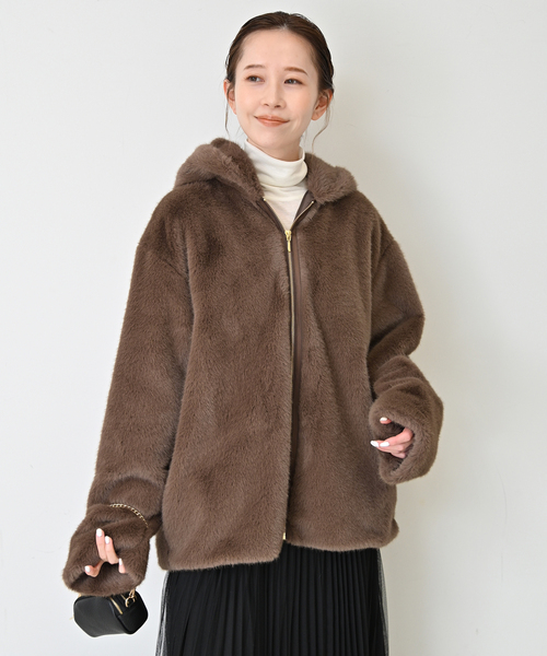 SLOBE IENA ★フーディECOファー SLOBE IENA（スローブイエナ）の「フーディECOファー（その他