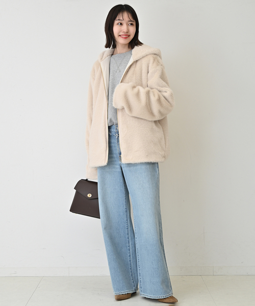 SLOBE IENA（スローブイエナ）の「フーディECOファー（その他
