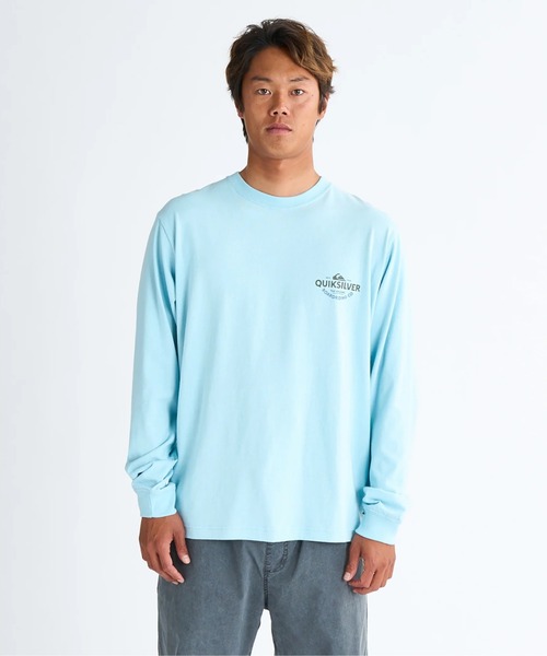 Quiksilver(クイックシルバー)の「TYPED OUT LT /クイックシルバーバックプリント長袖ロンT(Tシャツ/カットソー・メンズ・ブラック/グリーン/ホワイト/ミント・LARGE/MEDIUM/SMALL/X-LARGE)」の8枚目の写真