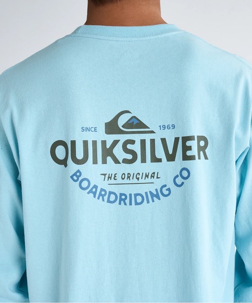 Quiksilver(クイックシルバー)の「TYPED OUT LT /クイックシルバーバックプリント長袖ロンT(Tシャツ/カットソー・メンズ・ブラック/グリーン/ホワイト/ミント・LARGE/MEDIUM/SMALL/X-LARGE)」の9枚目の写真