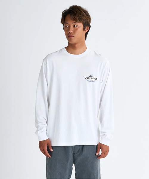 Quiksilver(クイックシルバー)の「TYPED OUT LT /クイックシルバーバックプリント長袖ロンT(Tシャツ/カットソー・メンズ・ブラック/グリーン/ホワイト/ミント・LARGE/MEDIUM/SMALL/X-LARGE)」の5枚目の写真