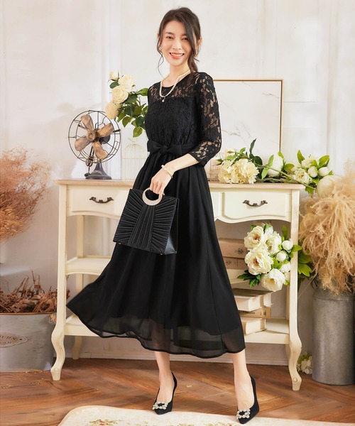 ブランド古着】7分袖ワンピース（ワンピース）｜DRESS PLUS（ドレス 