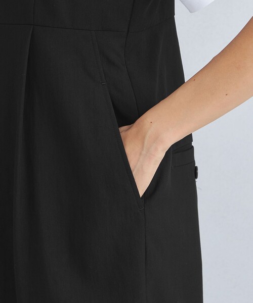 green label relaxing（グリーンレーベルリラクシング）の「［size SHORT/TALLあり］ベア キャミソール ワンピース（ワンピース・レディース・ブラック/ベージュ・FREE/SHORT/TALL）」の13枚目の写真