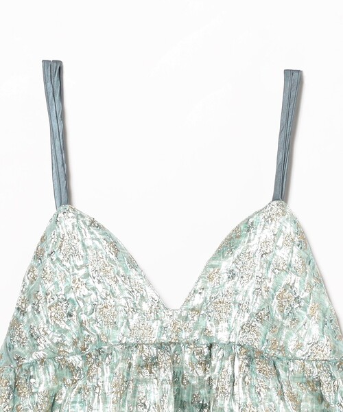 ラメ バックリボン キャミソール ワンピース（ワンピース）｜CAROLINA