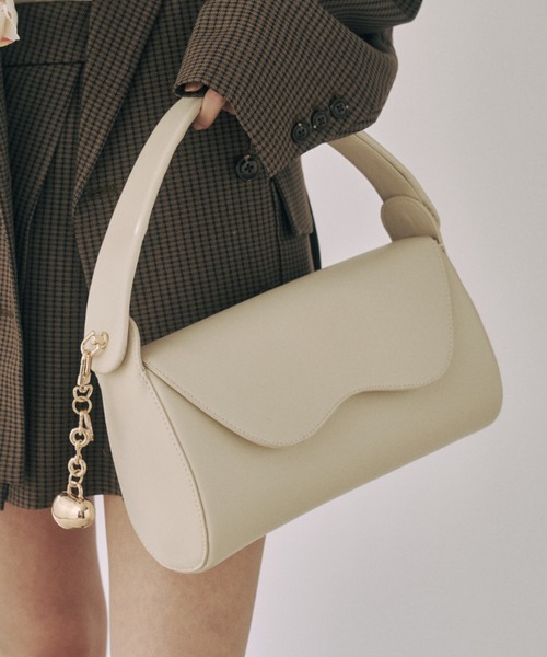 nunela ブラウン フラップハンドバッグ nunela ハンドバッグ flap hand bag「No.6」 : ZOZOTOWN Yahoo