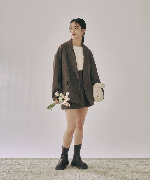 nunela（ヌネラ）の「flap hand bag【No.6】（ハンドバッグ・レディース・ナチュラル/レッド/キャメル/ブラウン・FREE）」の13枚目の写真