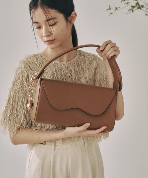 nunela（ヌネラ）の「flap hand bag【No.6】（ハンドバッグ・レディース・ナチュラル/レッド/キャメル/ブラウン・FREE）」の21枚目の写真