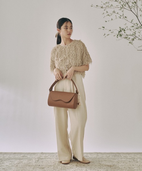 nunela（ヌネラ）の「flap hand bag【No.6】（ハンドバッグ・レディース・ナチュラル/レッド/キャメル/ブラウン・FREE）」の15枚目の写真