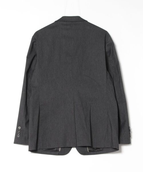 TAKA-Q（タカキュー）の「【ストレッチ ウォッシャブル イージーケア】タカキュー 2ボタンジャケット デニム風黒(セットアップ可能)（スーツジャケット・メンズ・ブラック・MEDIUM/LARGE/X-LARGE/3L/S）」の15枚目の写真