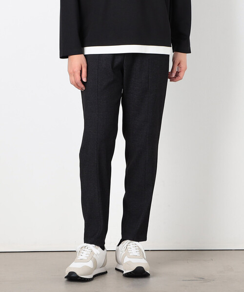 COMME CA ISM(コムサイズム)の「【セットアップ対応】デニムライクジャージ テーパードパンツ(スラックス・メンズ・ネイビー/ブラック・LARGE/MEDIUM/SMALL)」の7枚目の写真