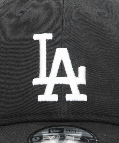 FREAK'S STORE（フリークスストア）の「New Era/ニューエラ 9TWENTY LA/ ロサンゼルス・ドジャース ウォッシュドコットンキャップ（キャップ・レディース・ブルー/ブラック/キャメル・ONE SIZE）」の7枚目の写真