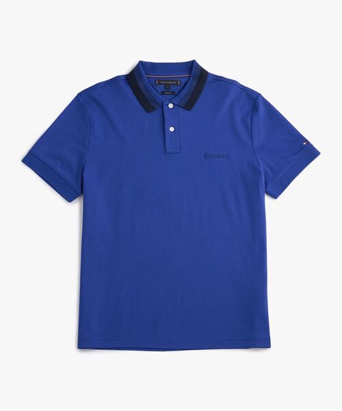 TOMMY HILFIGER(トミーヒルフィガー)の「インターロックカラーポロシャツ(ポロシャツ・メンズ・ブルー/ネイビー/ホワイト・LARGE/MEDIUM/SMALL/X-LARGE)」の15枚目の写真