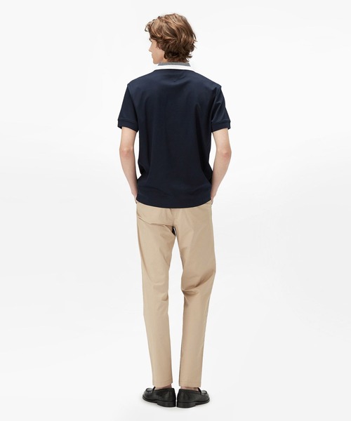 TOMMY HILFIGER(トミーヒルフィガー)の「インターロックカラーポロシャツ(ポロシャツ・メンズ・ブルー/ネイビー/ホワイト・LARGE/MEDIUM/SMALL/X-LARGE)」の4枚目の写真