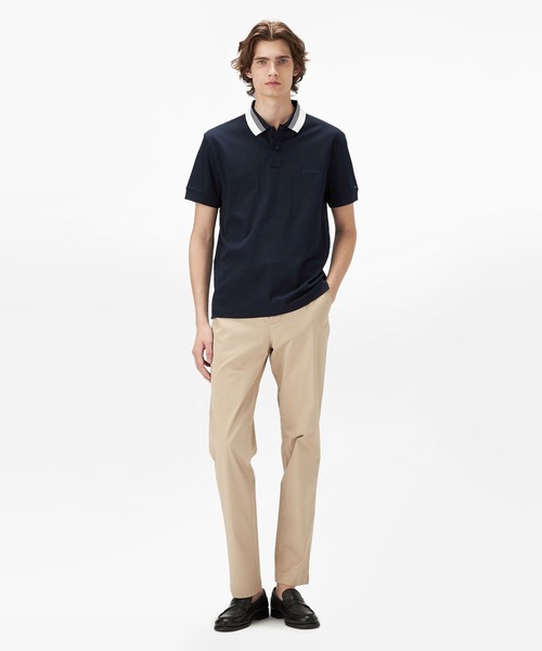 TOMMY HILFIGER(トミーヒルフィガー)の「インターロックカラーポロシャツ(ポロシャツ・メンズ・ブルー/ネイビー/ホワイト・LARGE/MEDIUM/SMALL/X-LARGE)」の5枚目の写真
