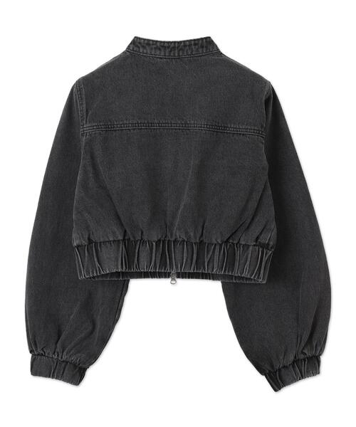 WEGO（ウィゴー）の「WEGO/デニムショートバイカーブルゾン（デニムジャケット・レディース・ブラック系その他/スカイブルー・FREE）」の17枚目の写真