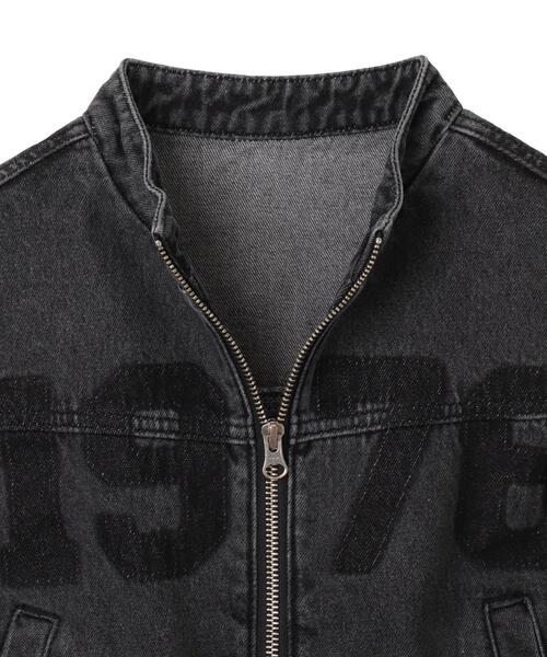 WEGO（ウィゴー）の「WEGO/デニムショートバイカーブルゾン（デニムジャケット・レディース・ブラック系その他/スカイブルー・FREE）」の15枚目の写真