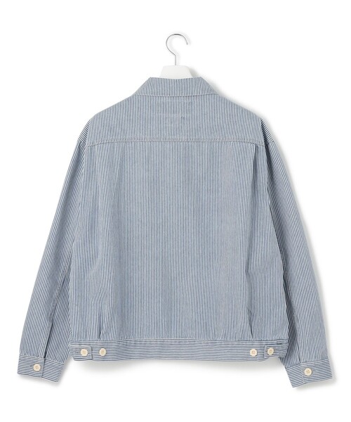 J.PRESS YORK STREET(ジェイプレスヨークストリート)の「【UNISEX】UNIVERSAL OVERALL × YORK STREET デニムジャケット(デニムジャケット・メンズ・ブルー系1/ダルブルー系/アイボリー系/ネイビー系・SMALL/MEDIUM/LARGE)」の9枚目の写真