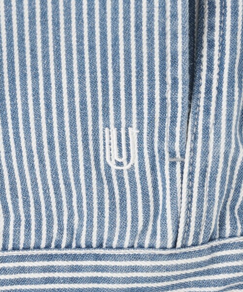 J.PRESS YORK STREET(ジェイプレスヨークストリート)の「【UNISEX】UNIVERSAL OVERALL × YORK STREET デニムジャケット(デニムジャケット・メンズ・ブルー系1/ダルブルー系/アイボリー系/ネイビー系・SMALL/MEDIUM/LARGE)」の14枚目の写真