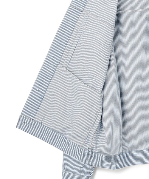 J.PRESS YORK STREET(ジェイプレスヨークストリート)の「【UNISEX】UNIVERSAL OVERALL × YORK STREET デニムジャケット(デニムジャケット・メンズ・ブルー系1/ダルブルー系/アイボリー系/ネイビー系・SMALL/MEDIUM/LARGE)」の18枚目の写真