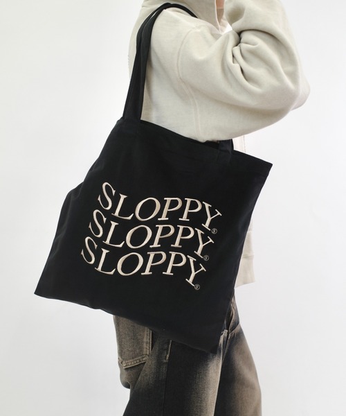 WHO'S WHO gallery（フーズフーギャラリー）の「【SLOPPY/スロッピー】コーデュロイトート（トートバッグ・レディース・ホワイト/ブラウン/ブラック・FREE）」の2枚目の写真