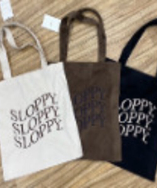 WHO'S WHO gallery（フーズフーギャラリー）の「【SLOPPY/スロッピー】コーデュロイトート（トートバッグ・レディース・ホワイト/ブラウン/ブラック・FREE）」の5枚目の写真